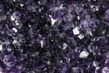 Sparkling Amethyst Geode With Metal Stand - Uruguay #368365-1
